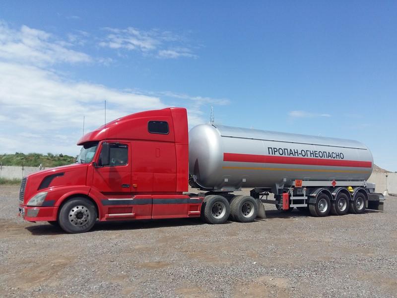Transportation of liquefied petroleum gas on own truck fleet